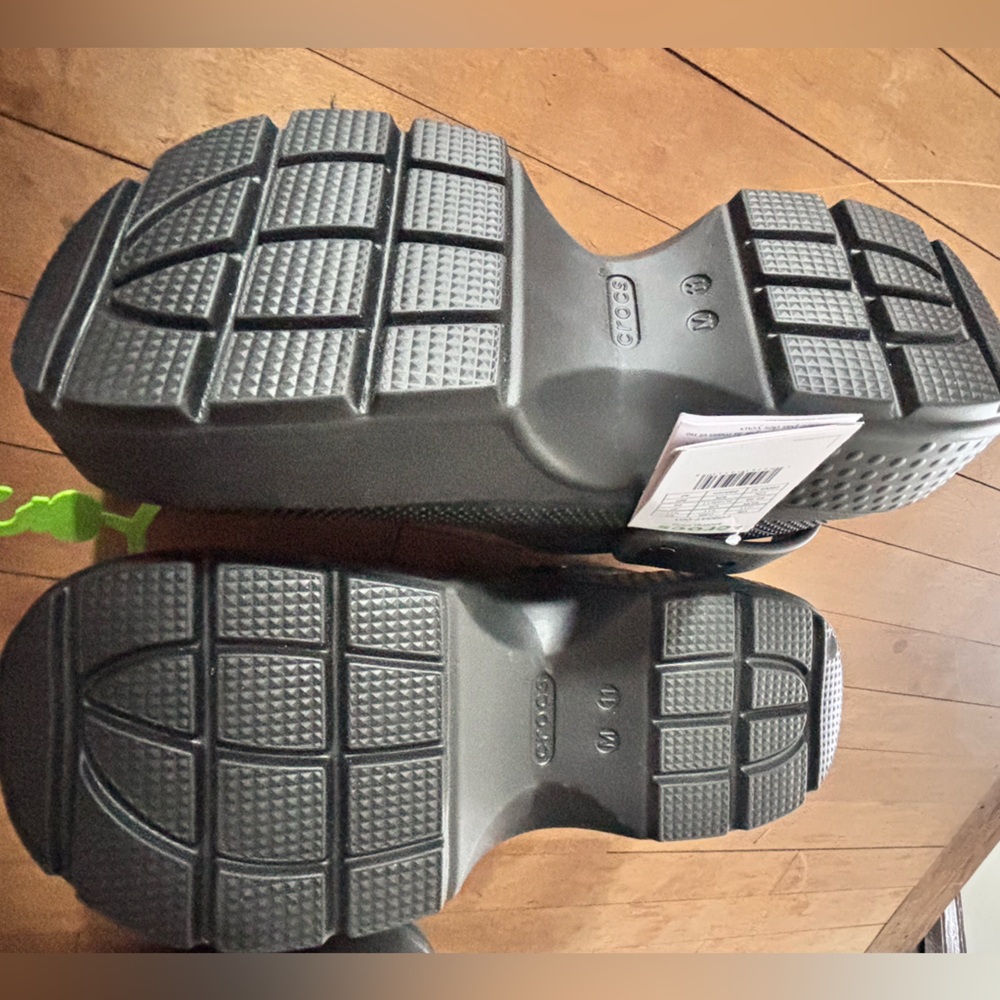 Stomp CROCS platform clogs size M 11 - Picture 4 of 4